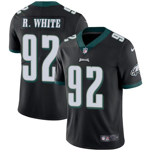 Nike Eagles #92 Reggie White Black Alternate Men's Stitched NFL Vapor Untouchable Limited Jersey